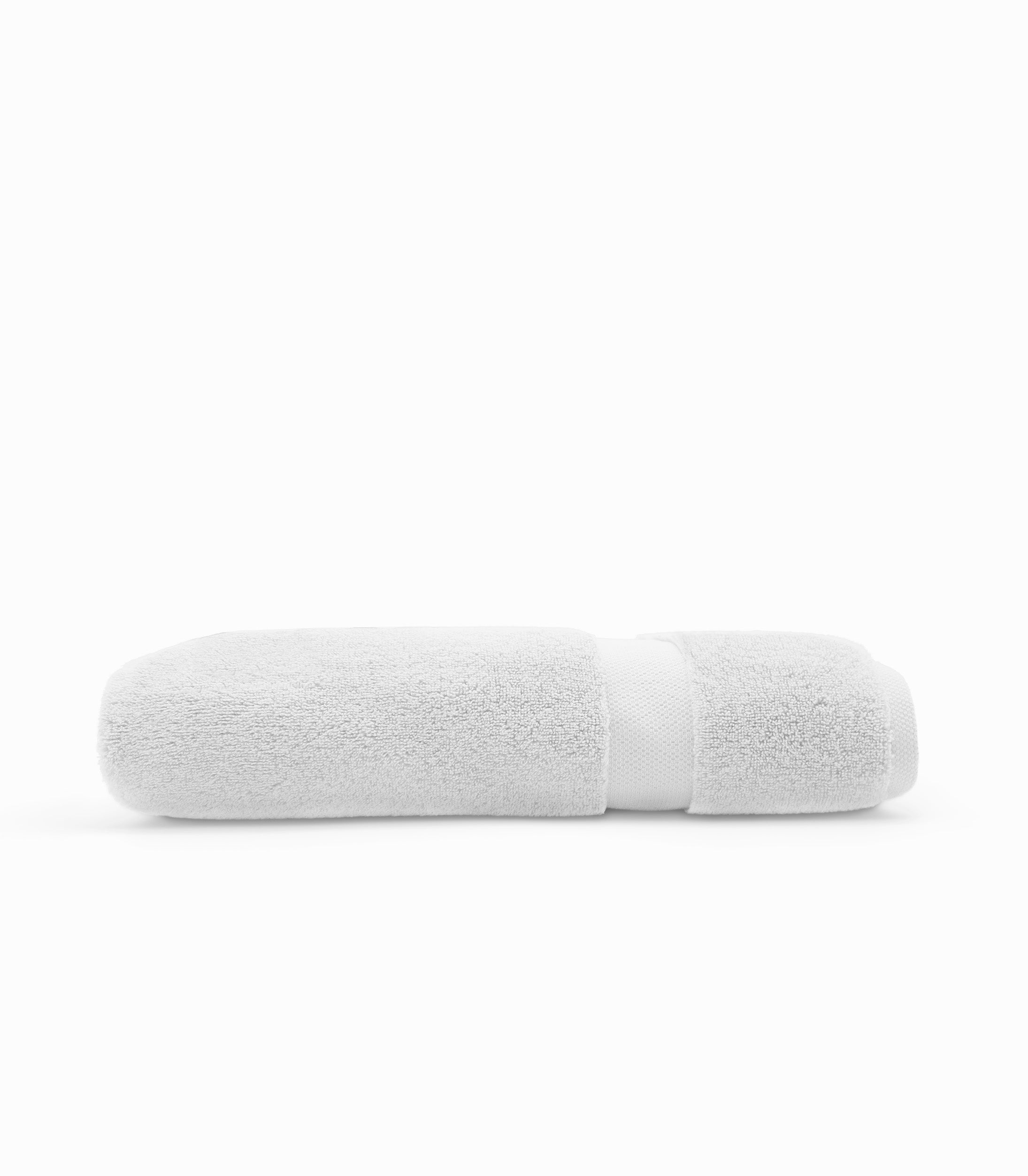 Plush Bath Towel Single#color_white