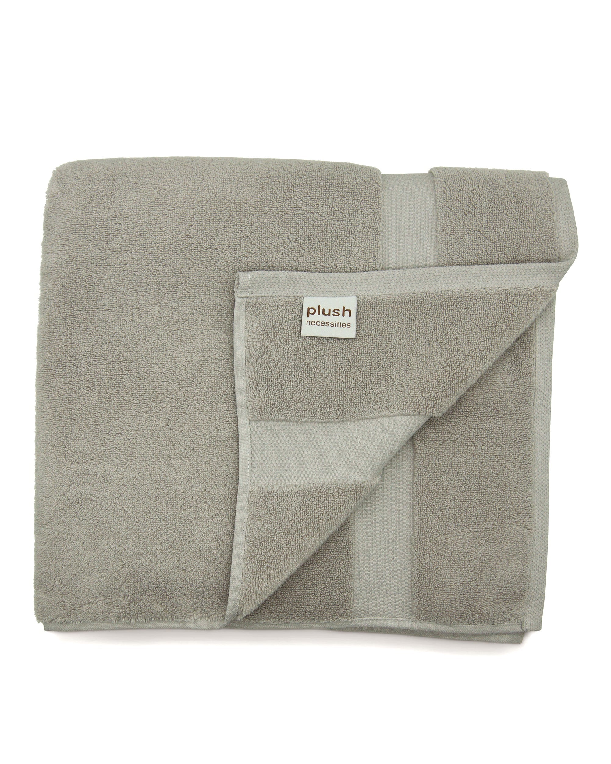 Plush Bath Towel Single#color_oatmeal