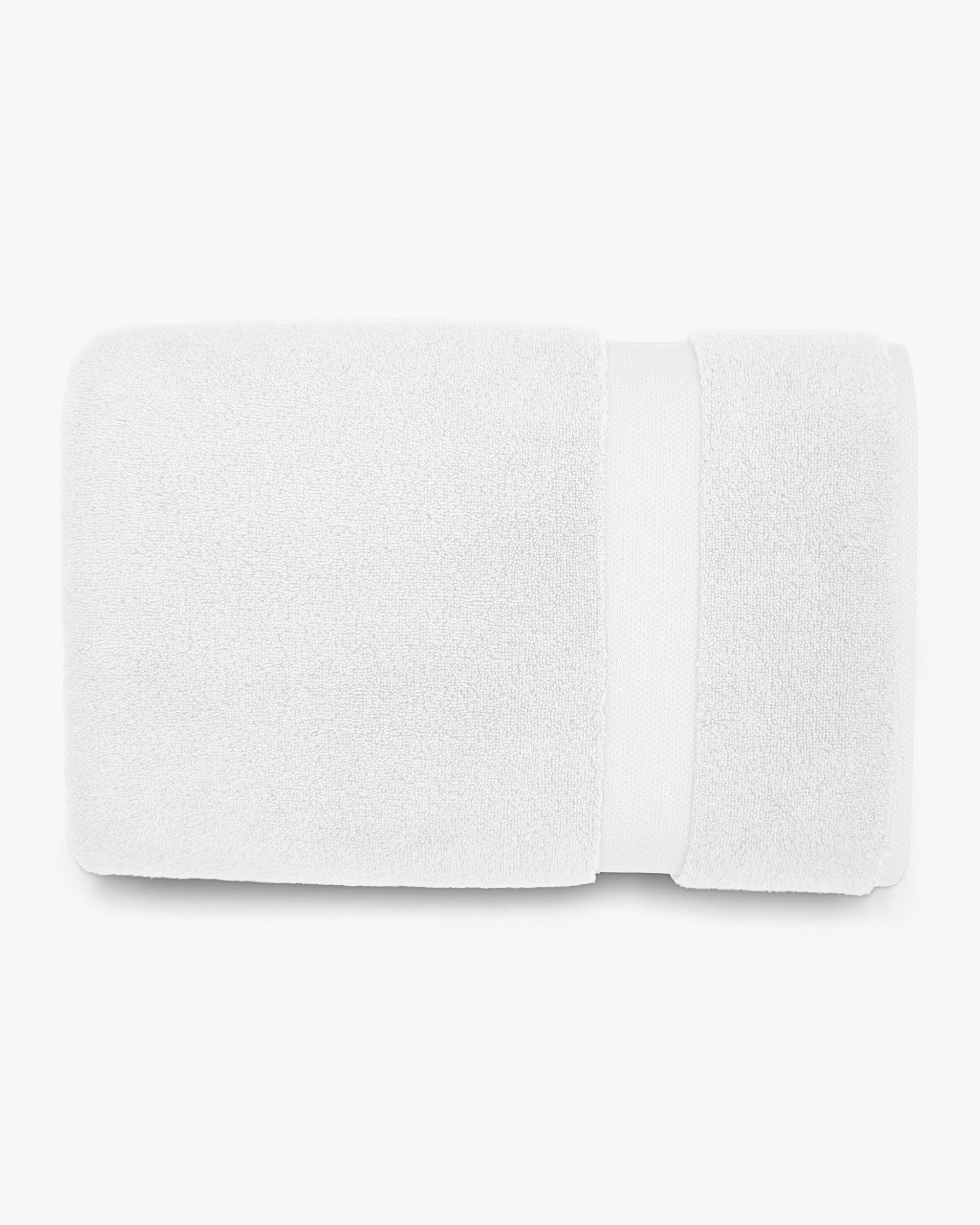 Plush Bath Towel Single#color_white