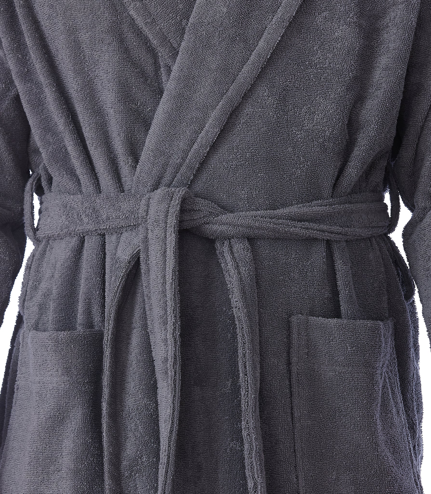 Pure Bliss Organic Cotton Terry Bathrobes#color_slate