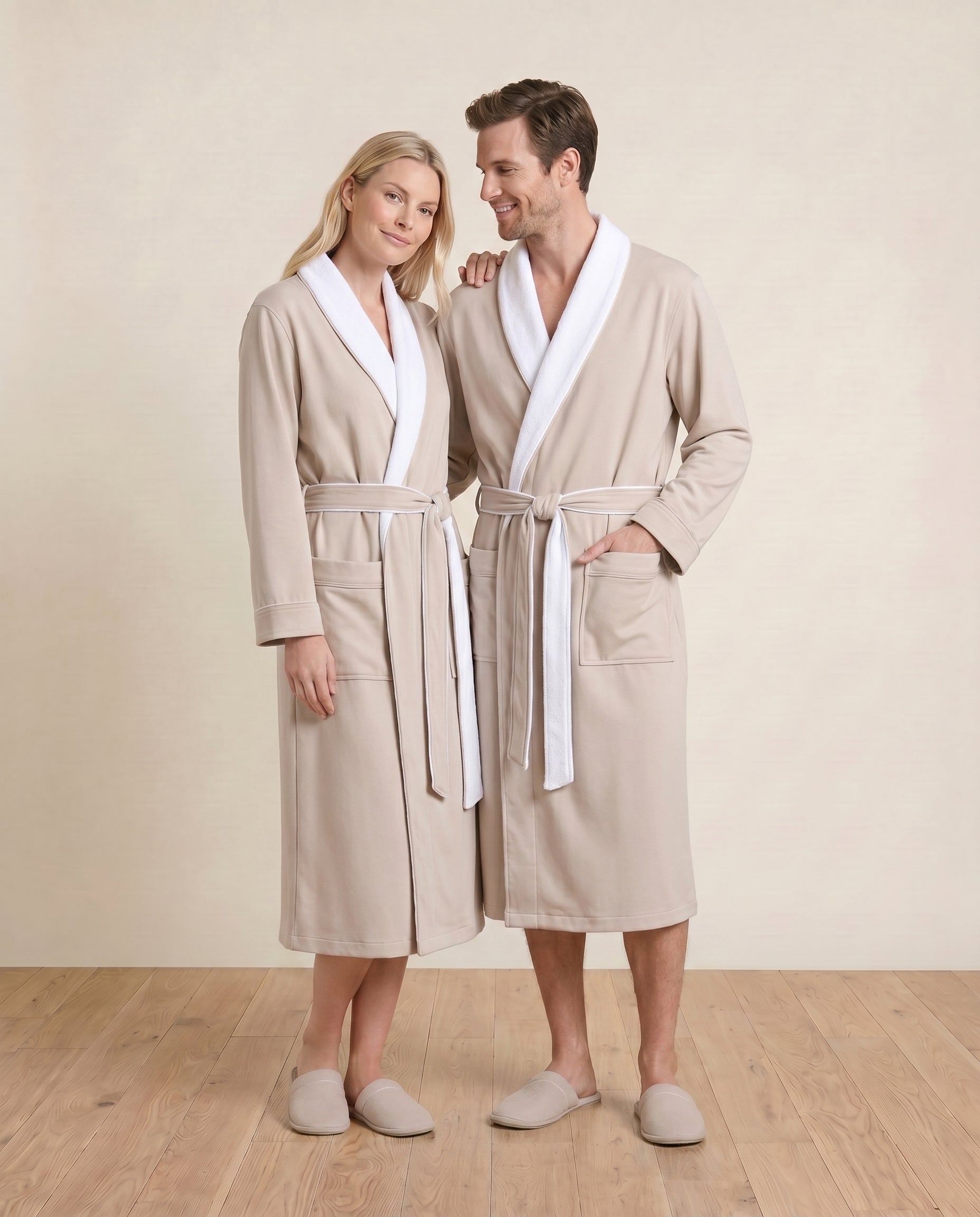 Luxe Robe for Couples#color_seashell