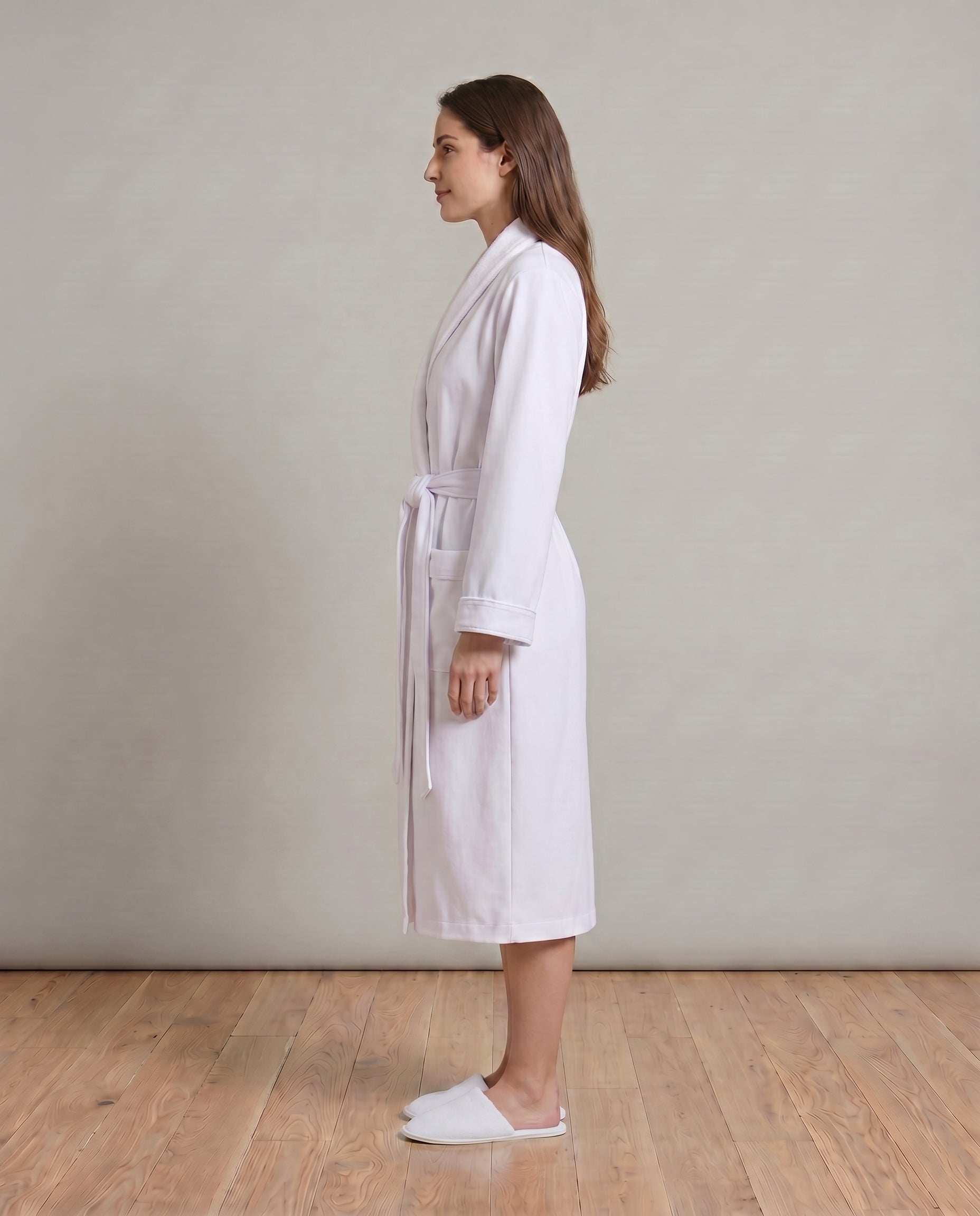 Luxe Robe for Women Side View#color_white