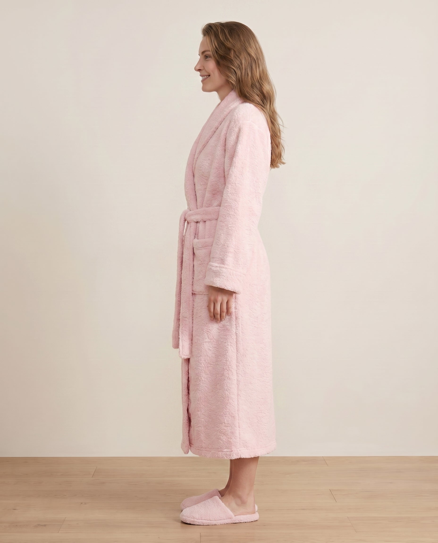 Plush Robe Female Side View#color_blush