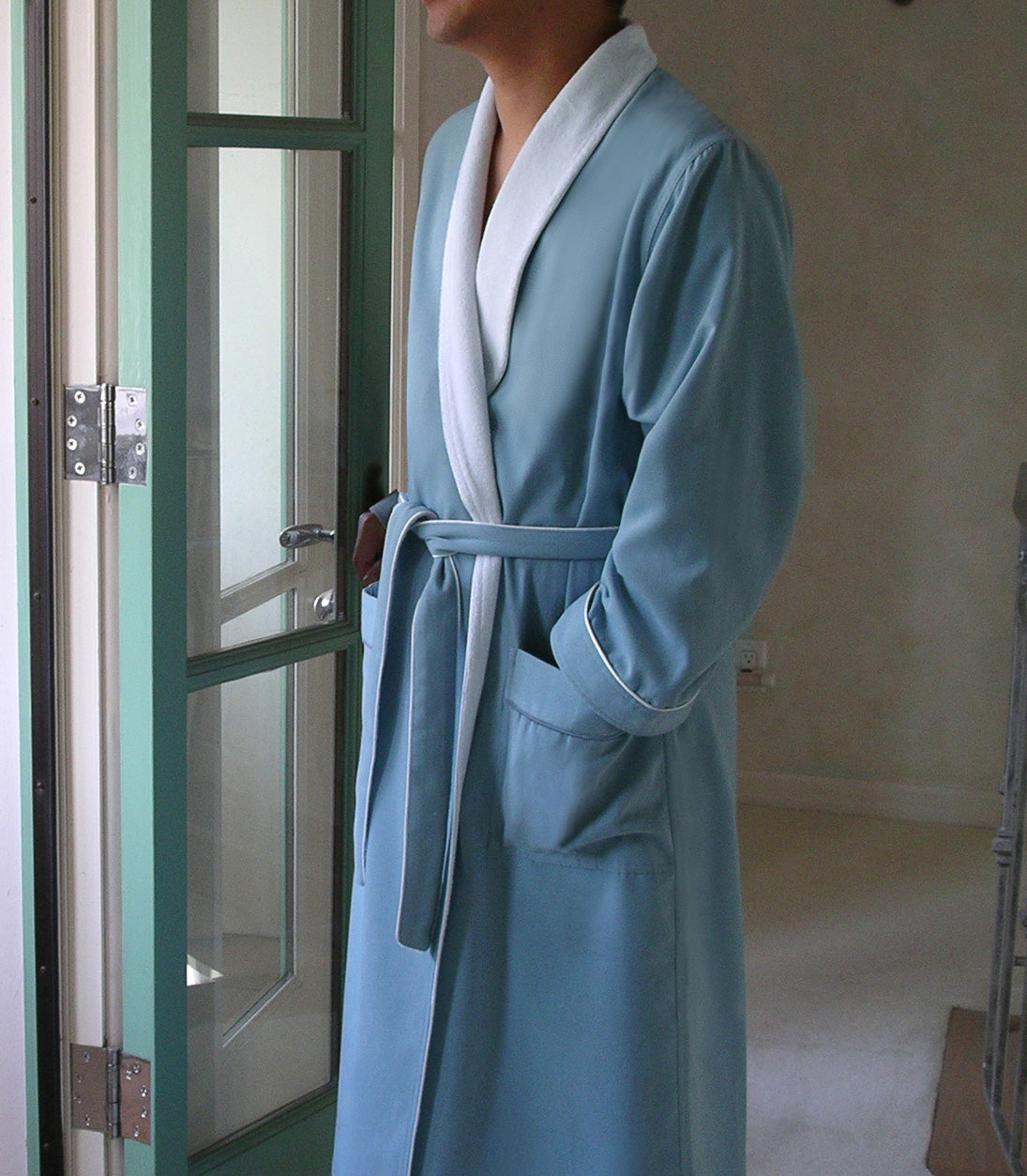 Spa Bathrobe in Aqua