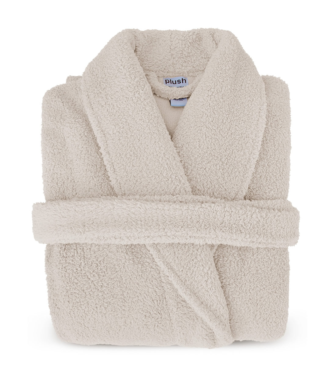 Plush Robe in Almond