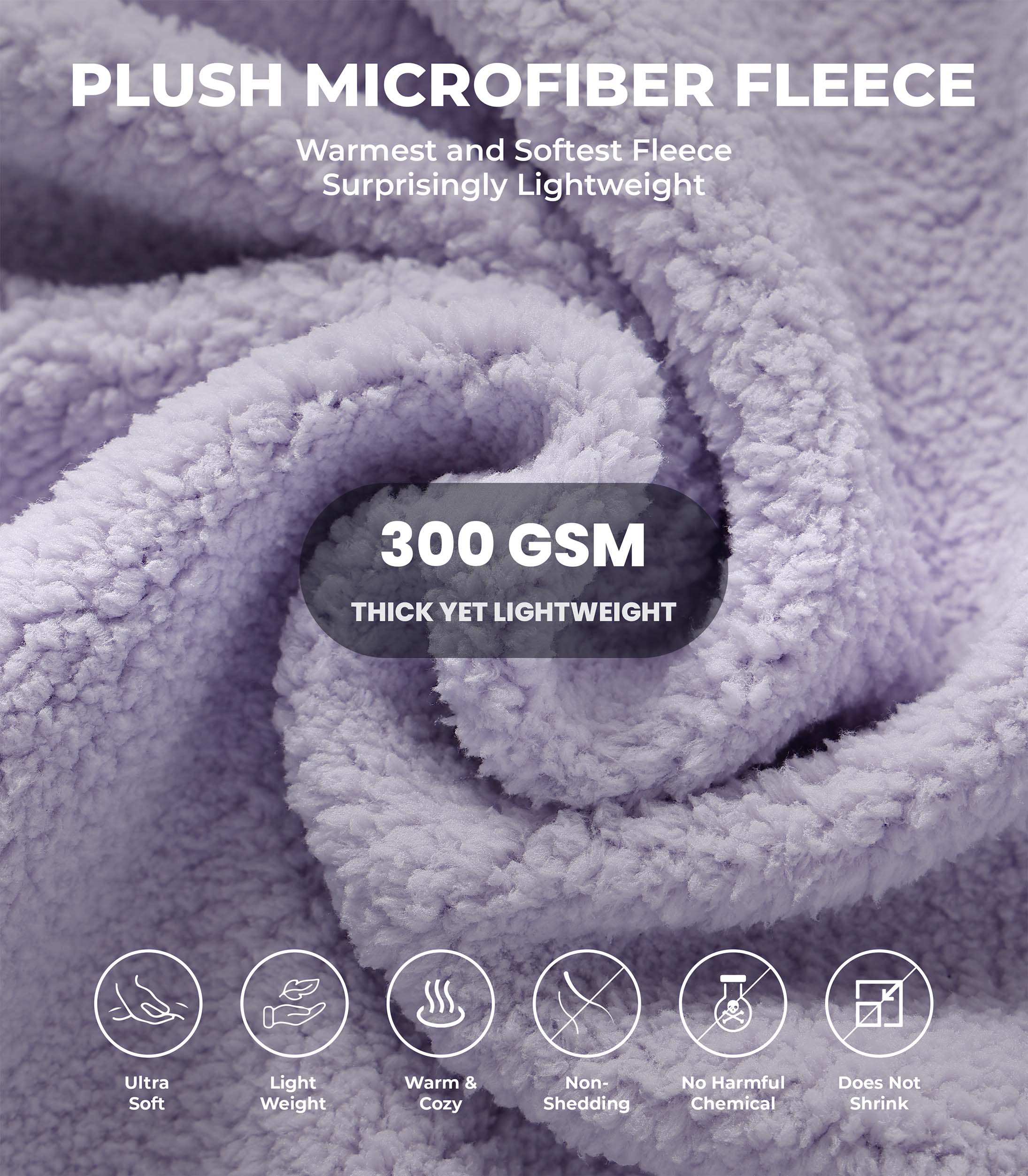 Plush Microfiber Fleece#color_Lavender