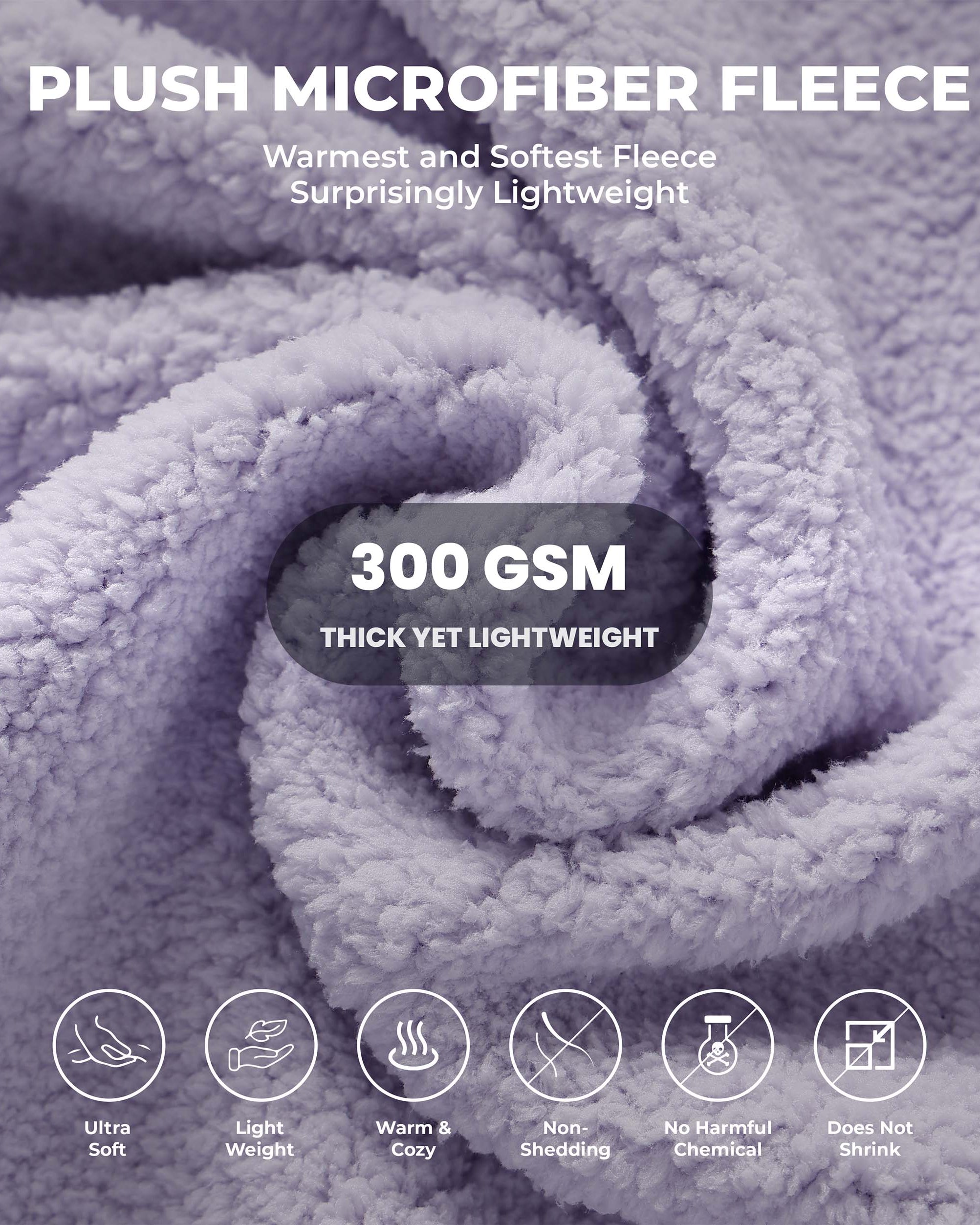 Plush Microfiber Fleece#color_Lavender