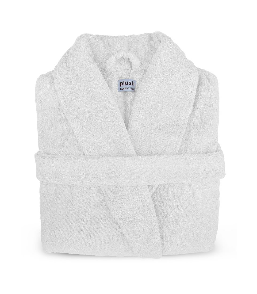 Pure Bliss Terry Robe in White#color_white