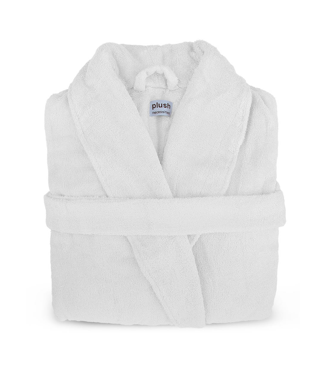 Pure Bliss Organic Cotton Terry Bathrobes#color_white