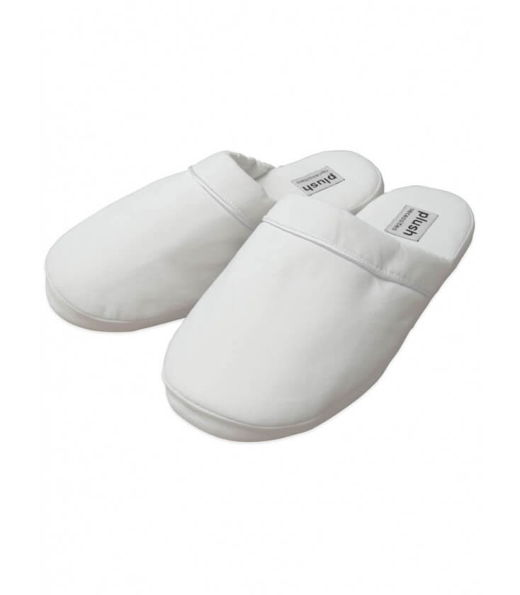 The Luxe Slippers#color_White