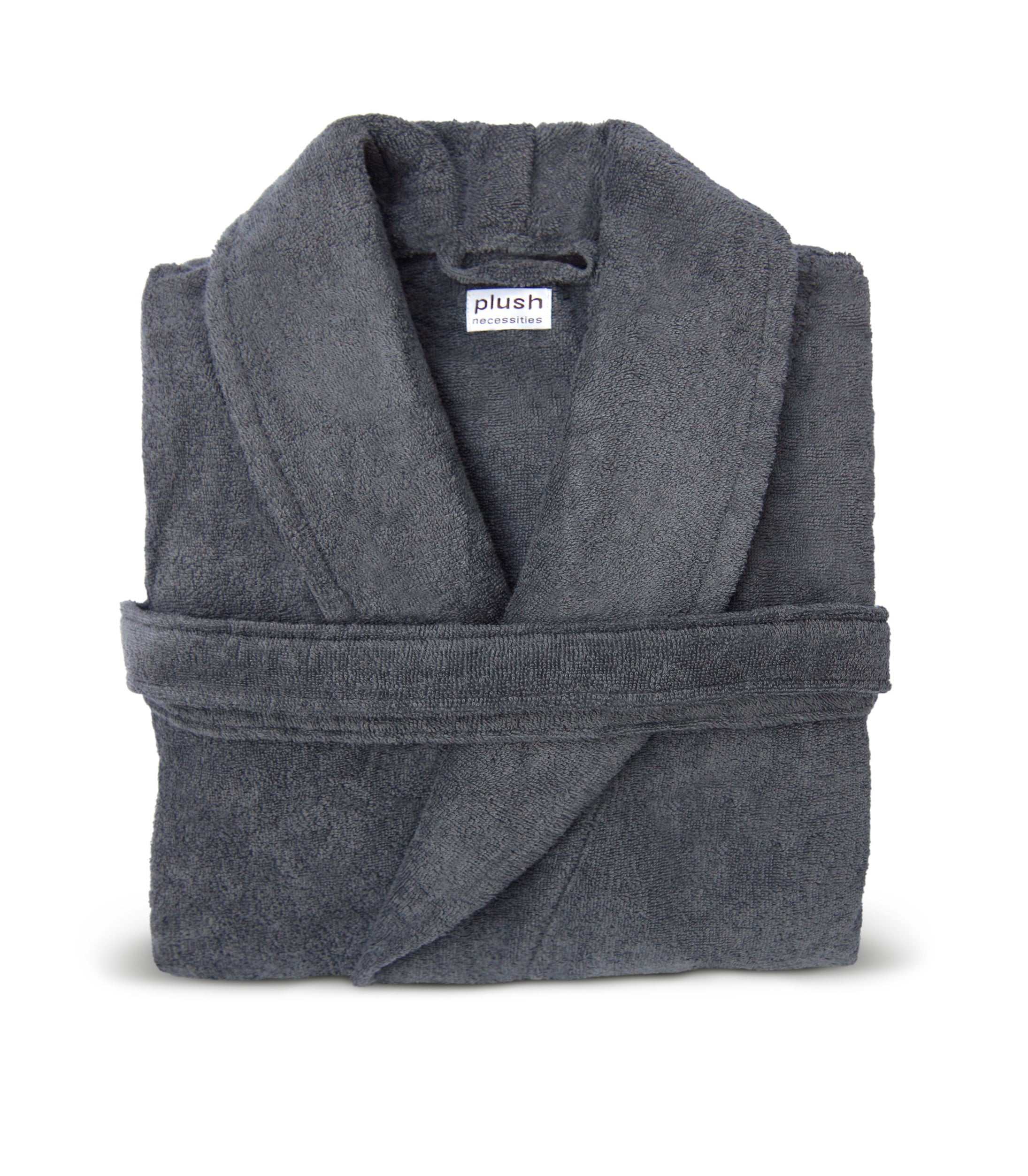 Pure Bliss Organic Cotton Terry Bathrobes#color_slate