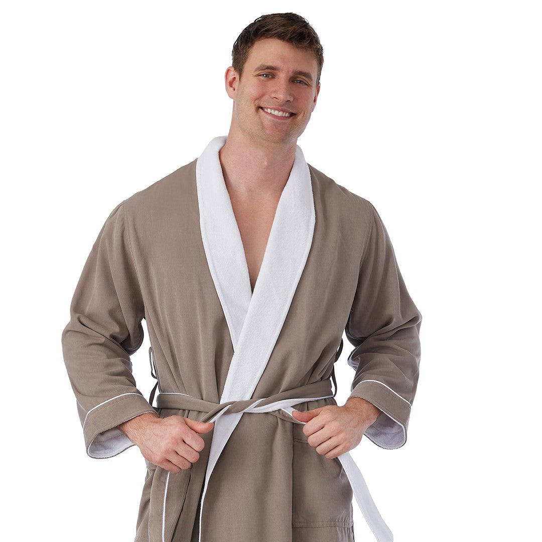 How to tie a bathrobe with a secure robe belt