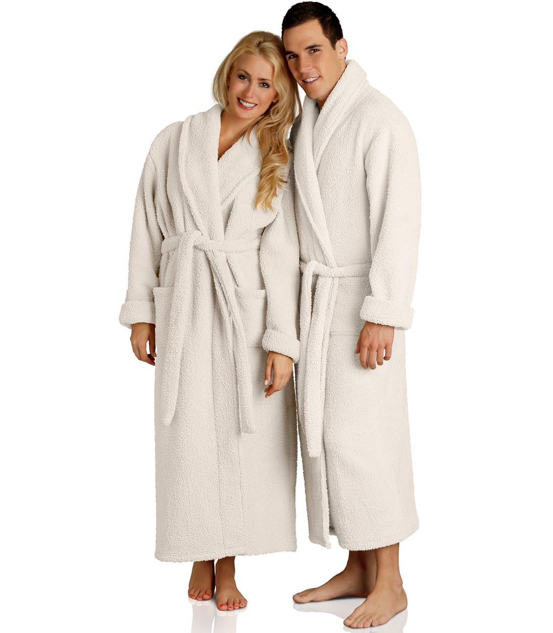 Plush Robes for couples#color_Almond