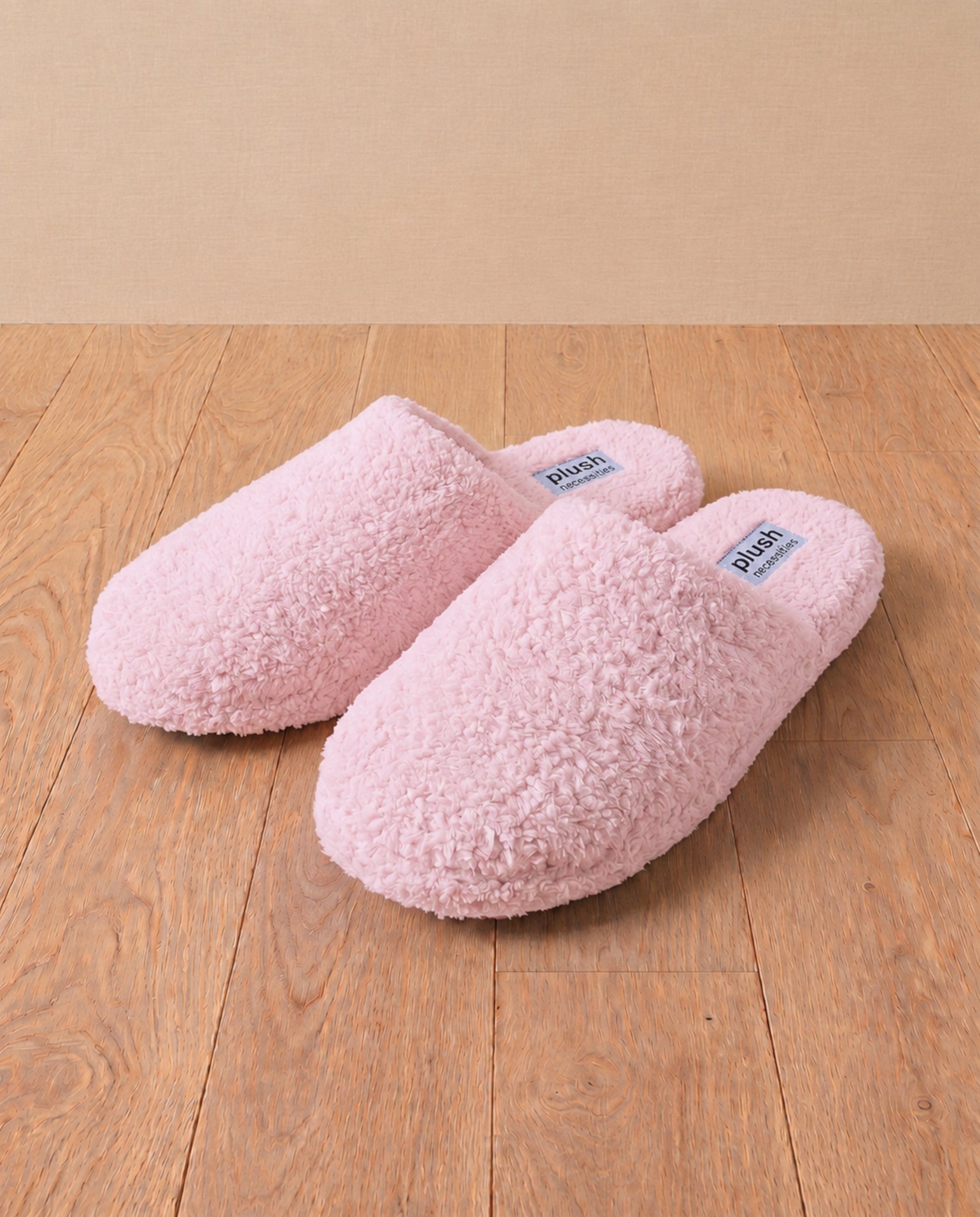 Plush Microfiber Slippers#color_blush