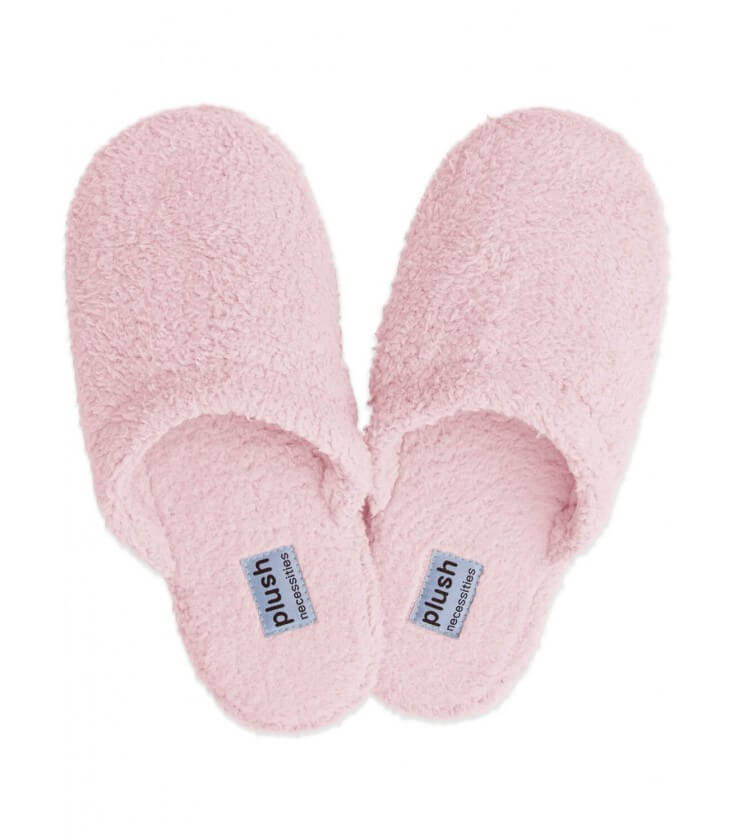 Plush Microfiber Slippers#color_blush